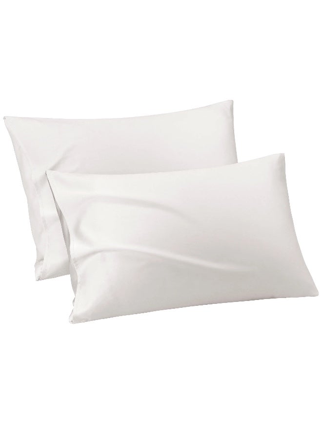 Deluxe Pearl White Comfy Pillowcases Set (2 Pieces) - 50 x 70 cm - Image 5